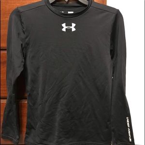 UNDER ARMOUR COLD GEAR Boys Fitted LS Sz YLG